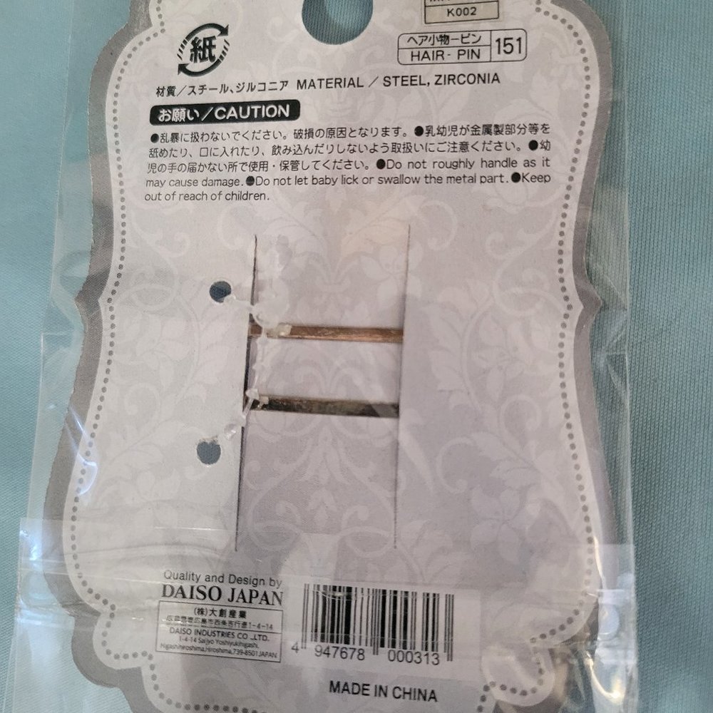 Daiso rhinestone hairpins/bobby pins - Picture 2 of 2